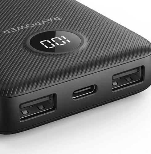 بطارية متنقلة 10000 مللي امبير 20 واط RAVPOWER