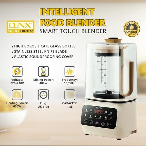 خلاط طعام ذكي بقوة 600 واط DENX