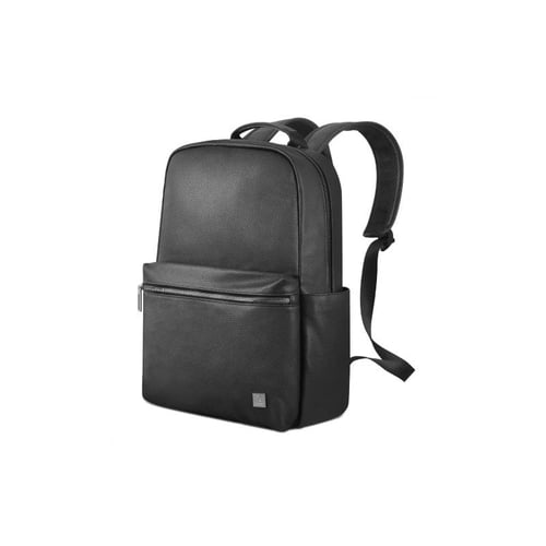 حقيبة ظهر جلد صناعي - اسود wiwu