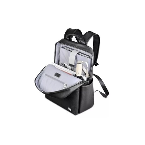 حقيبة ظهر جلد صناعي - اسود wiwu