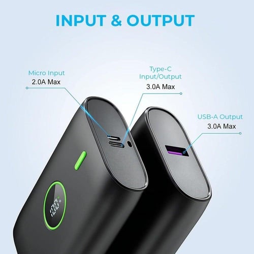 بطارية متنقلة 10000 مللي امبير يدعم الشحن السريع S...