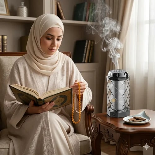 مبخرة الكترونية بتصميم مميز ( مبخرة الفخامه ) ISNU...