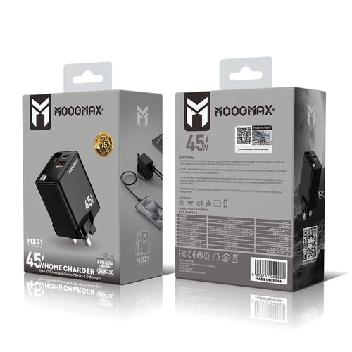 شاحن منزلي 45 واط MOOGMAX
