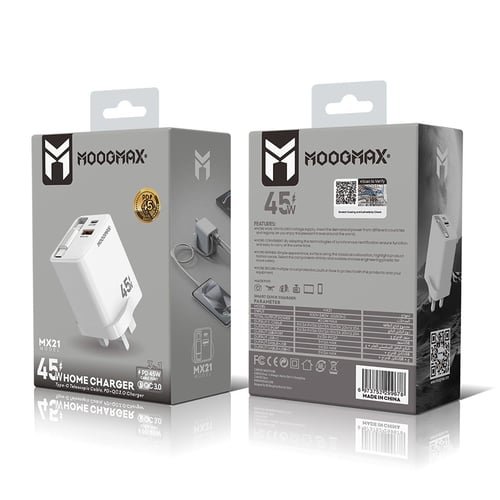 شاحن منزلي 45 واط MOOGMAX