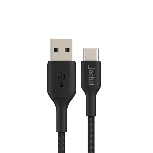 كيبل قماش تايب سي 2متر Jeebel