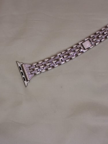 اسوارة ساعة ابل حديد فضي Guoi