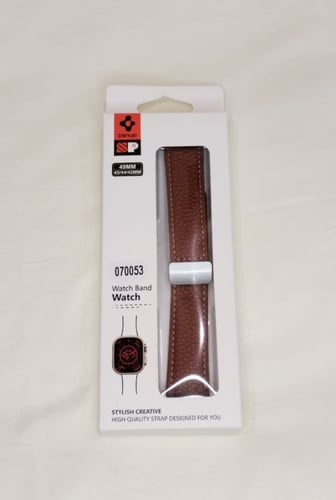 اسوارة ساعة ابل جلد مقاس 42-44-45-49 ملم ISNUP