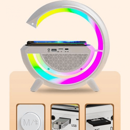 منصة شحن لا سلكي ( 3 في 1 ) RGB LIGHT