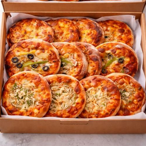 بوكس البيتزا مكون من 12 قطعه