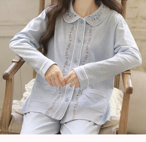 بيجامة قطن ربيع وخريف