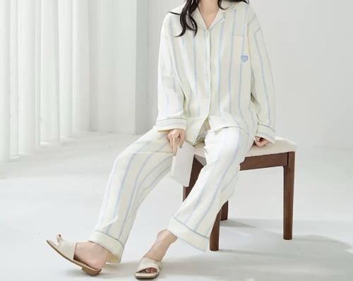 طقم بيجاما من قطن نقي /size PLUS