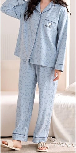 بيجامة قطنية مثالية للنساء الحوامل والمزيد