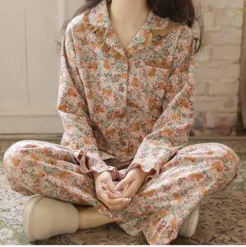 بيجامة قطنية للمواسم الباردة