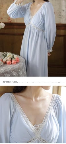 قميص نوم أميرة بأسلوب القصور الملكي