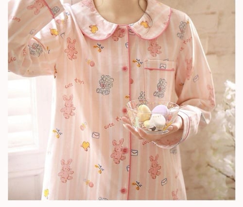 بيجامة قطن 100٪ بطبعات كيوت