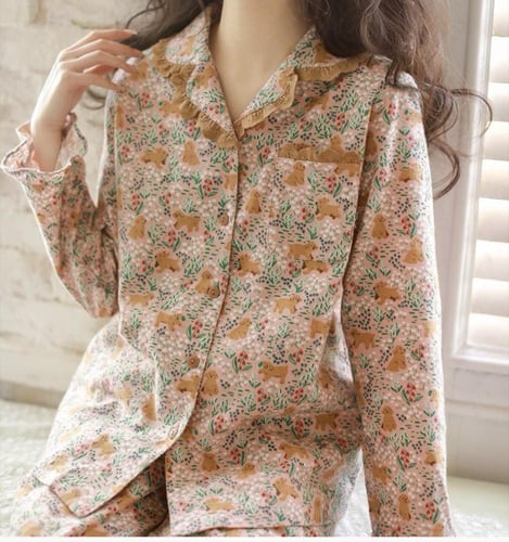 بيجامة قطنية للمواسم الباردة