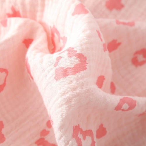 بيجامة قطن وردية