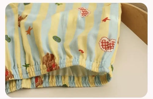 بيجامة قطن 100٪ بطبعات كيوت