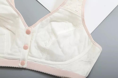 حمالة صدر قطنية/رمادية