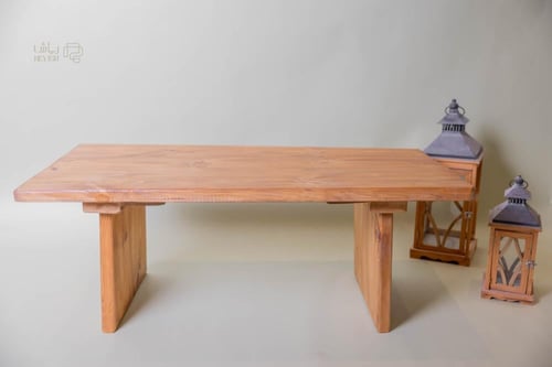 طاولة قهوه خشبية بسيطة وجميلة #4