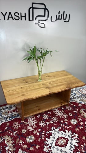 طاولة القهوه بحفر ورف سفلي #14