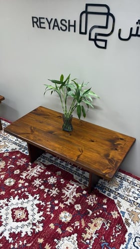 طاولة قهوه خشبية بسيطة وجميلة #4