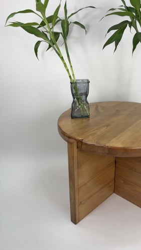 طاولة خشبية دائرية #40