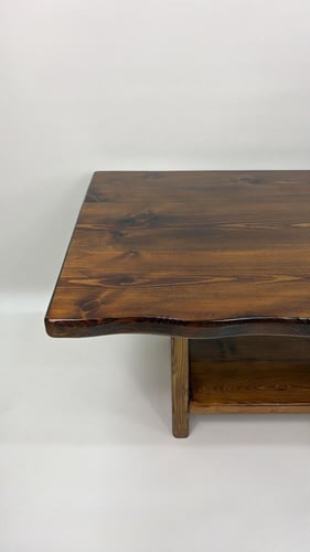 طاولة القهوه بحفر ورف سفلي #14