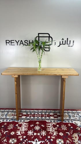 كونسول خشب طبيعي #8