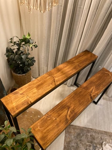 طاولتين خشب طبيعي بتصميم جديد#32