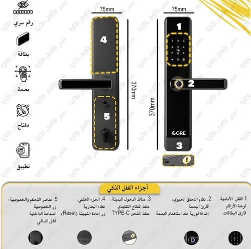 قفل سمارت من تيتيلوك (X6)