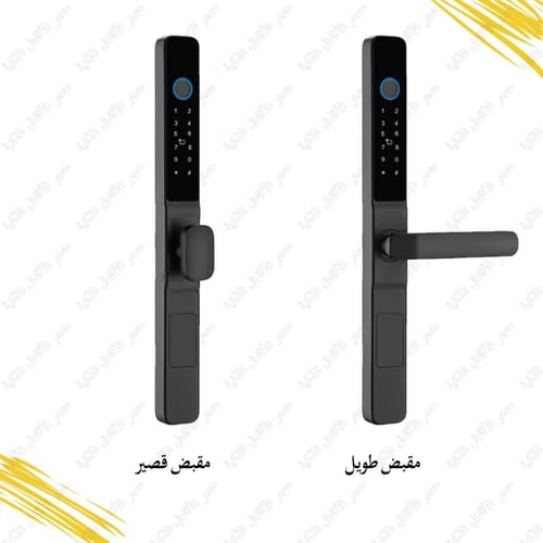 قفل ذكي داخلي وخارجي – بصمة وبطاقة ورقم سري – تحكم...