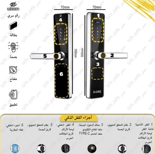 باقة القفل المزدوج XD4