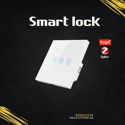 مفتاح إضاءة ذكي Tuya – Wi-Fi / Zigbee (فردي / مزدو...