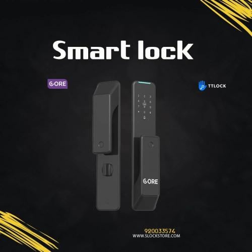 قفل ذكي بريميوم بتصميم عصري وبطارية قابلة للشحن |...