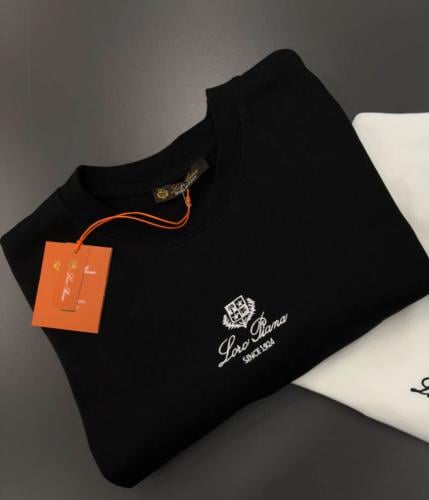 تيشرت لورو بيانا اسود