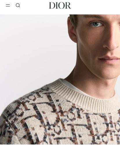 بلوفر ديور صوف