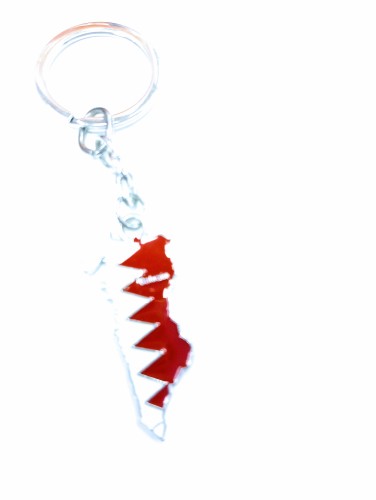 ميداليه مفاتيح علي شكل علم البحرين