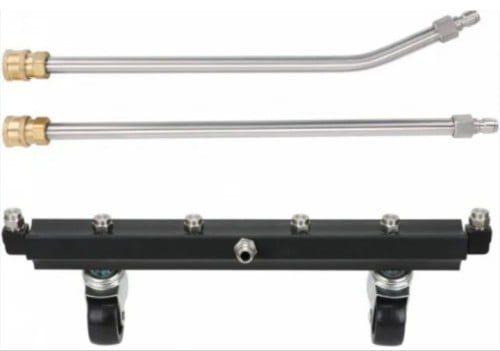 جهاز غسيل بالضغط مع عجلات لغسيل اسفل السيارة