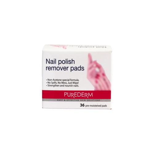 PURE DERM NAIL POLISH REMOVER PADS 36PCS | بيور دي...