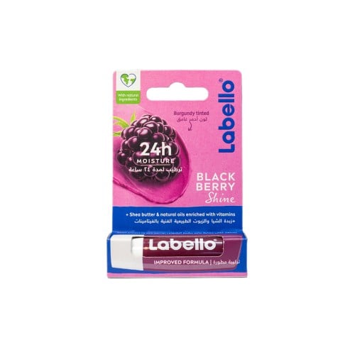 LABELLO BLACKBERRY SHINE 4.8G | لابيلو بلسم العناي...