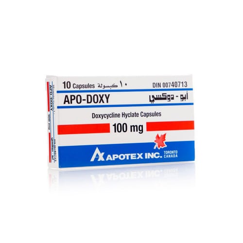 ابودوكسي 100 مجم 10 كبسولة