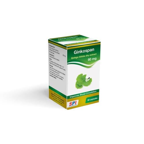 جنكوسبان 60 كبسول |GINKOSPAN 60 CAP