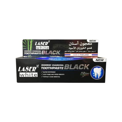 ليزر وايت معجون أسنان بفحم الخيزران