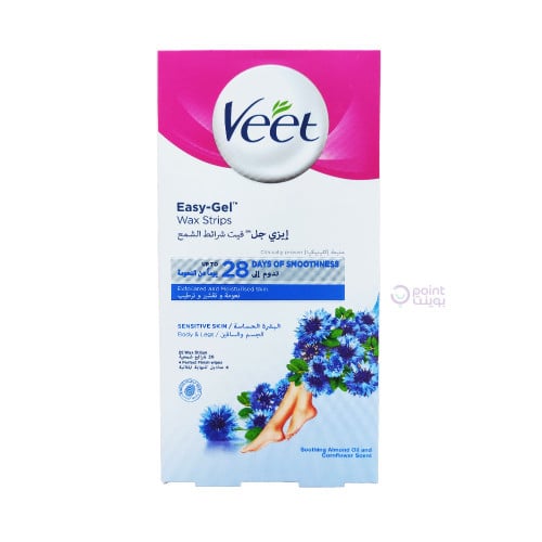 فيت شرائح شمعية للجسم للبشرة الحساسة 20 قطعة