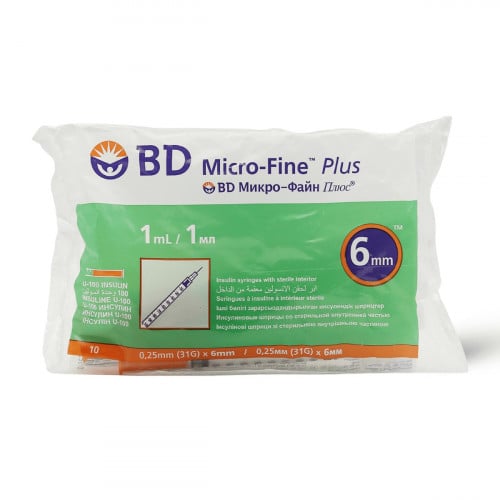 BD MICRO-FINE PLUS 1ML | بي دي ميكرو فاين بلس ابر...