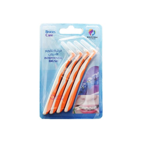 فرشاة بين الاسنان لتنظيف التقويم