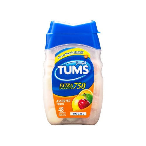 تمز قوة إضافية 750 | بالفواكه المشكلة | 48 قرص للم...