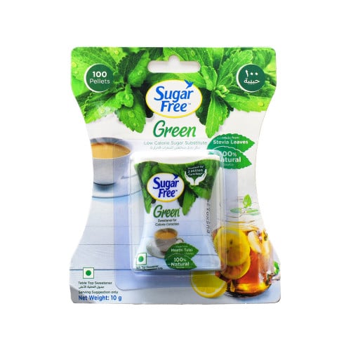 SUGAR FREE GREEN STEVIA LEAVES 100 PELLETS | شوجر...