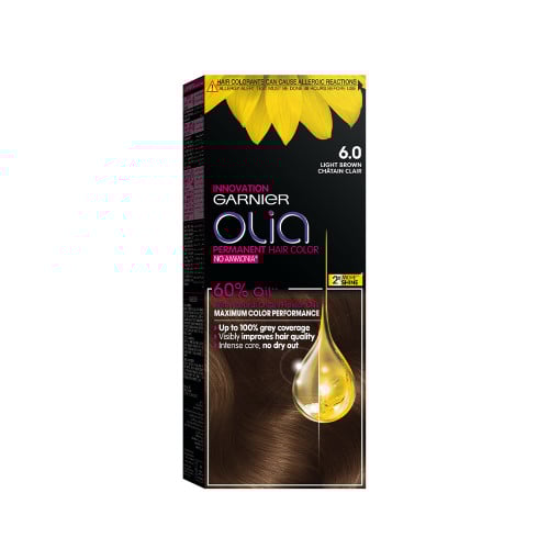 جارنيه اوليا صبغة شعر خالية من الامونيا رقم 6 بني...